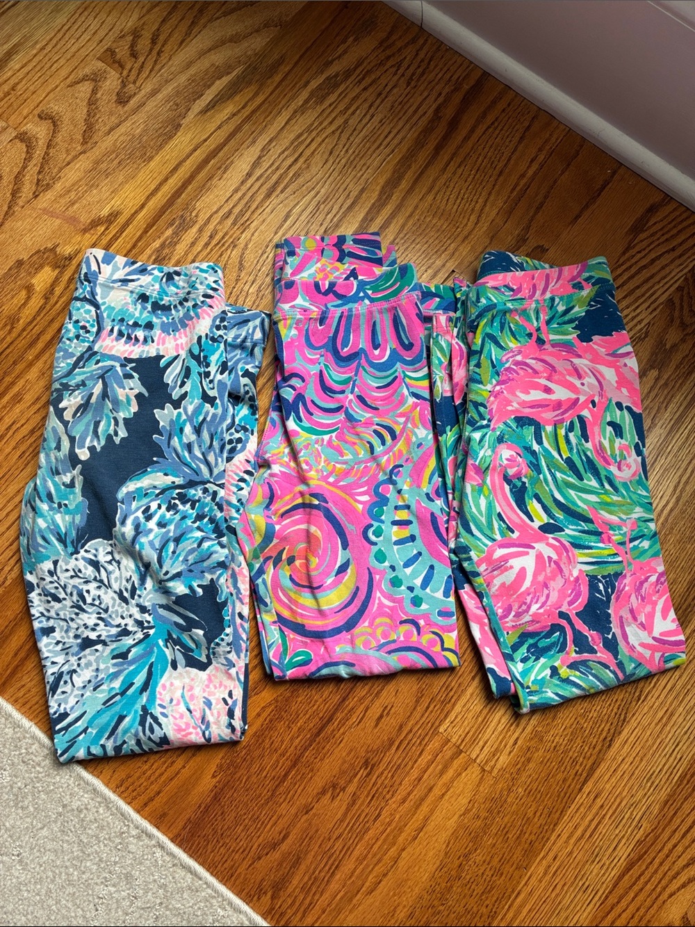 Lilly Pulitzer Girls leggings bundle 3 pairs